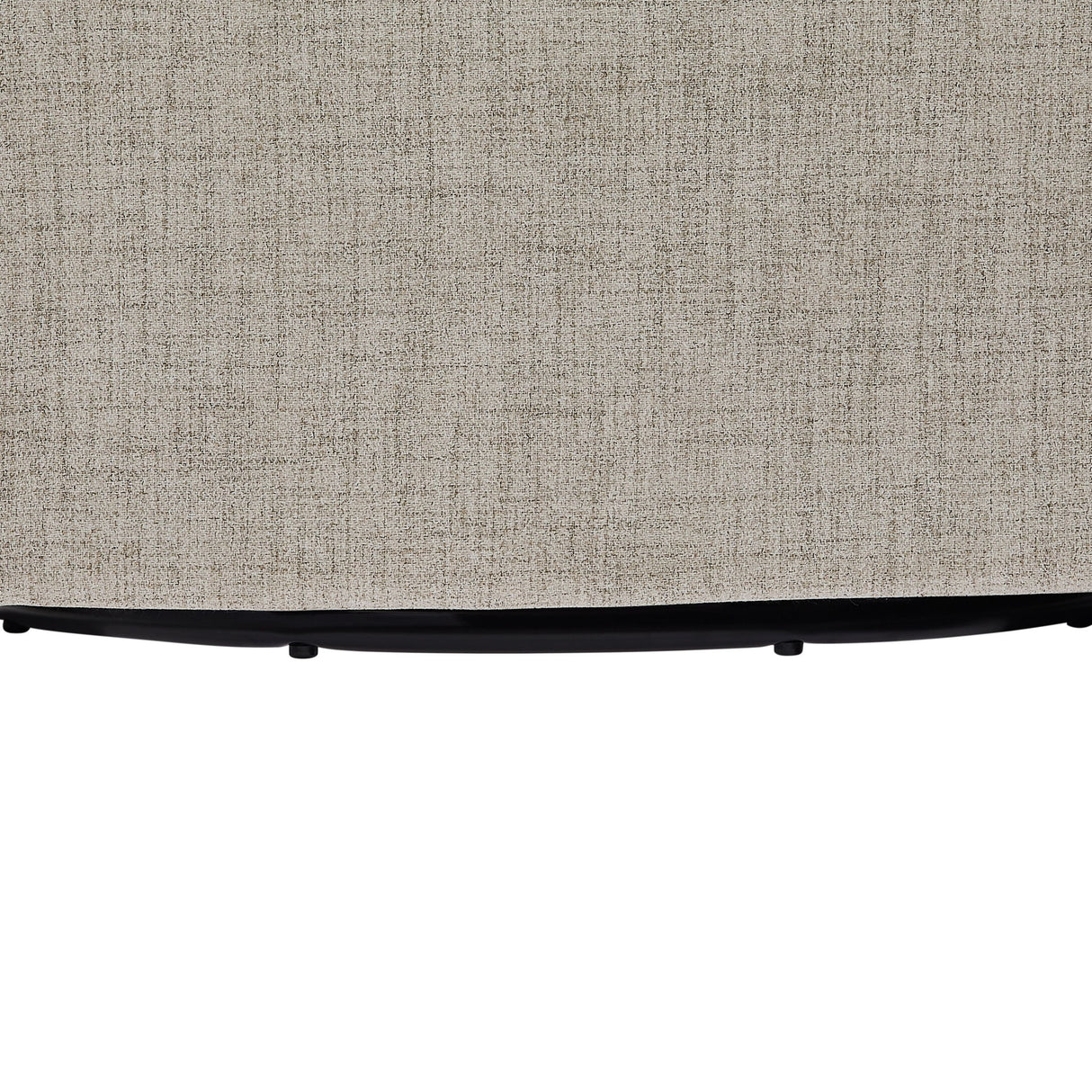 Solitude - Skirted Swivel Accent Chair With Hemp Like