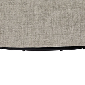 Solitude - Skirted Swivel Accent Chair With Hemp Like
