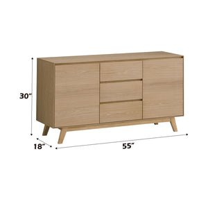 Kasem - Server - Oak - Best Buy Furniture