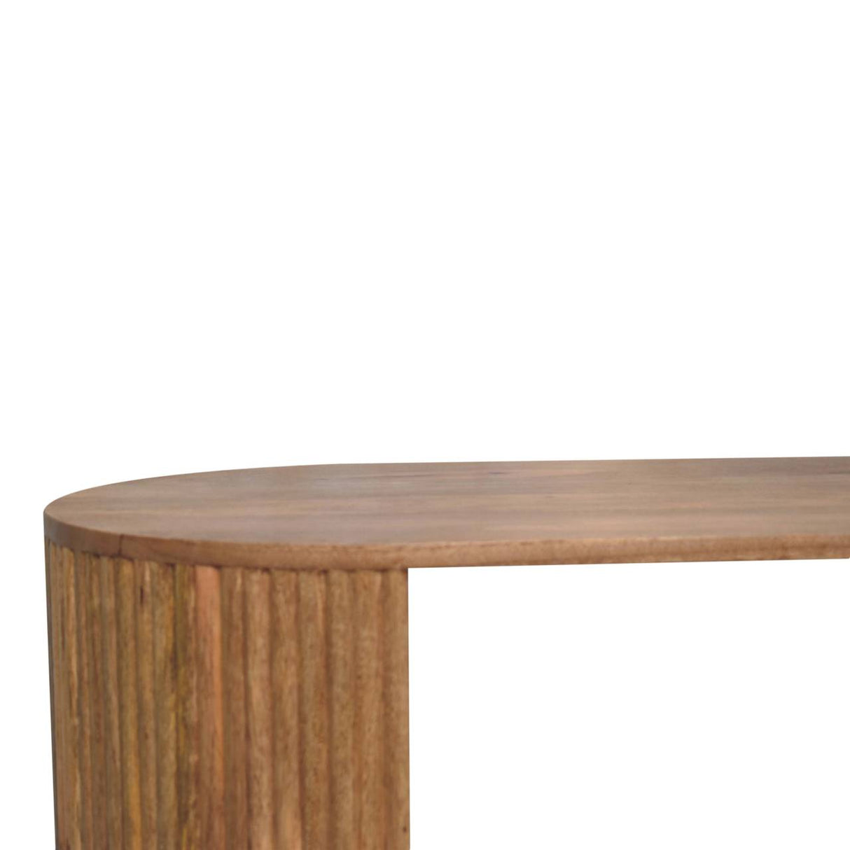 Solid Wood Soba Ball Coffee Table, Open Storage