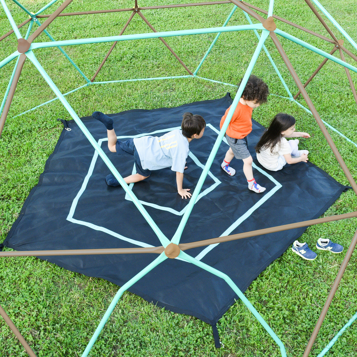 12ft Geometric Dome Climber Play Center