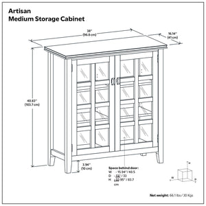 Artisan - Handcrafted Medium Storage Cabinet
