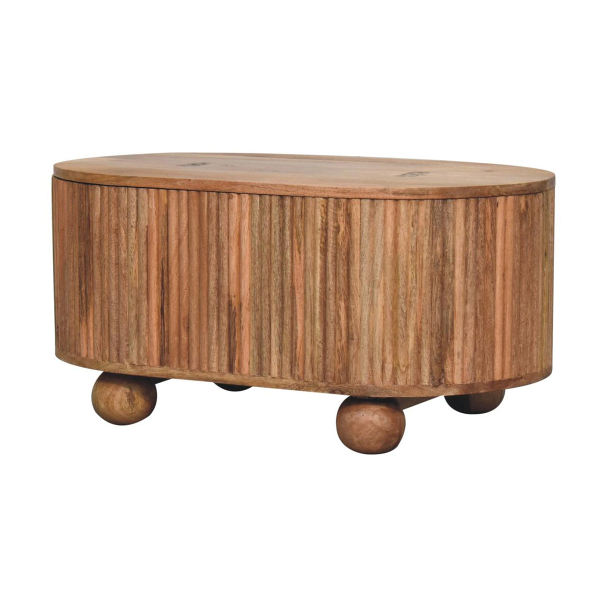 Solid Wood Soba Ball Lid-Up Coffee Table