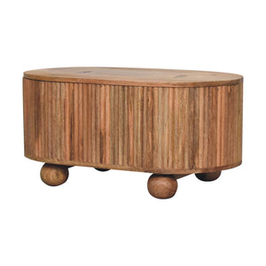 Solid Wood Soba Ball Lid-Up Coffee Table