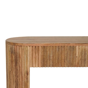 Solid Wood Soba Straight Media Unit