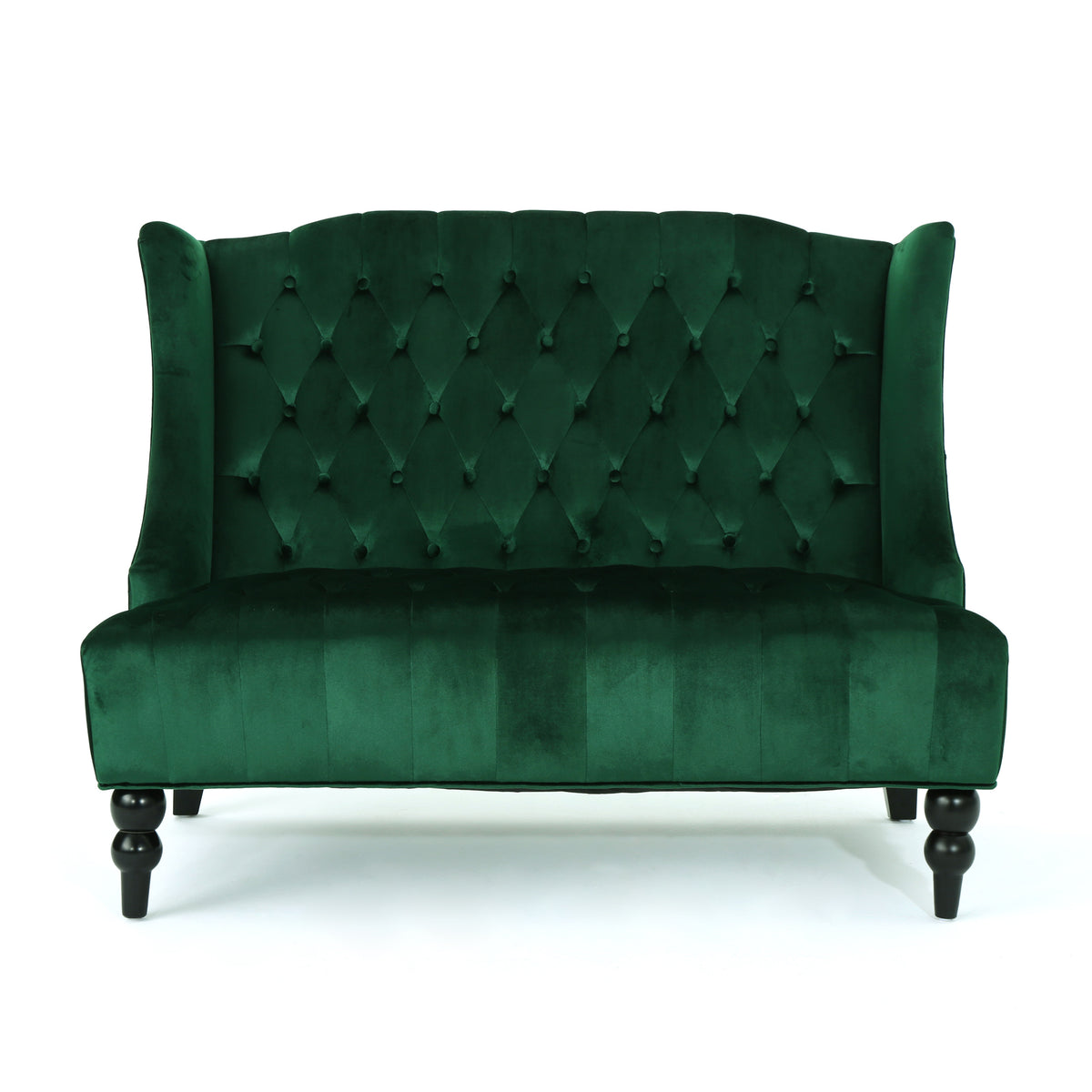 Modern Glam Velvet Loveseat
