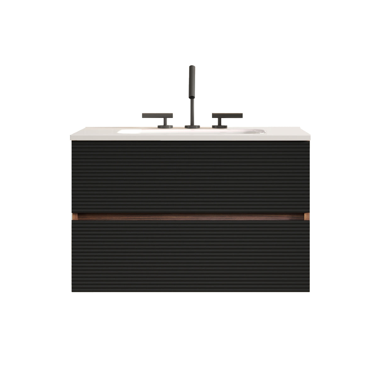 Gloria 30" Wall Mounted Soft Bathroom Vanity