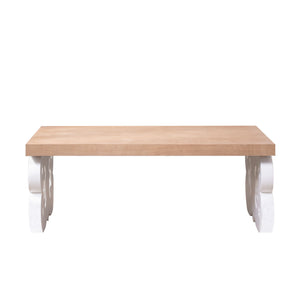 Ornate Scroll Base Coffee Table