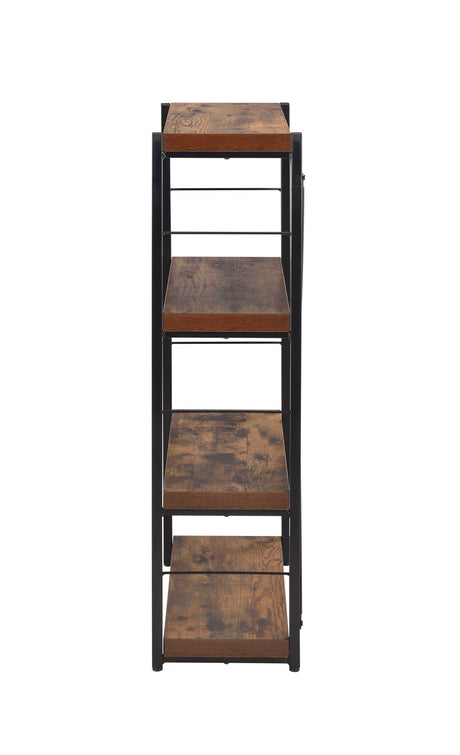 Bob - Bookshelf - Weathered Oak / Black - Best Buy Furniture