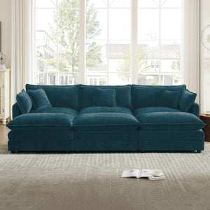Comfortable Deep Seat Reversible Modular 3 Seater Sectional Sofa