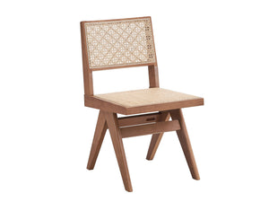Velentina - Rattan Side Chair (Set of 2) - Natural - Best Buy Furniture
