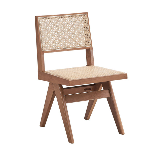 Velentina - Rattan Side Chair (Set of 2) - Natural - Best Buy Furniture
