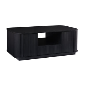 Modern Luxury Oval Coffee Table with Drawers and Storage Compartment