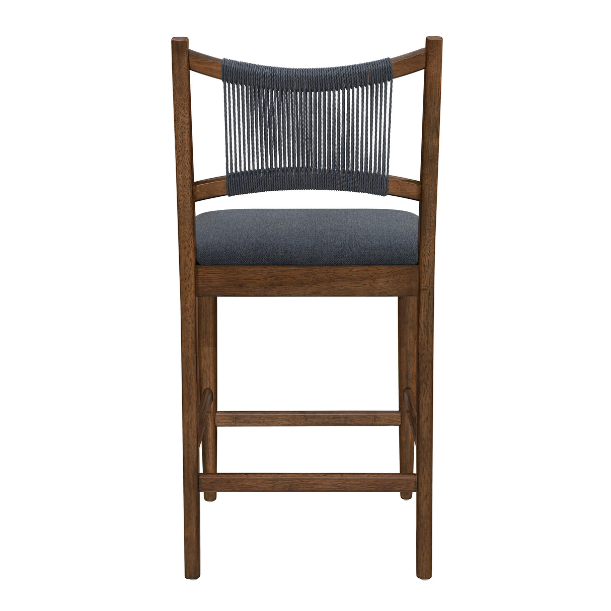 Arno Indoor Upholstered Wooden Counter Stool