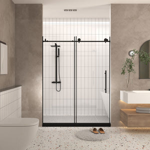 Frameless Shower Door With Handle