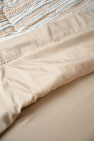 4 Piece Micro And Bamboo Flex Head Hypoallergenic Sheet Set