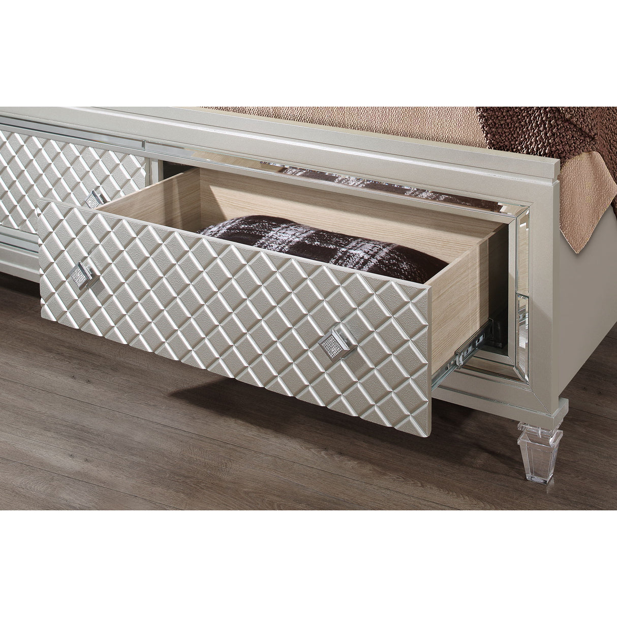 Cross - Elegant Design Bed With LED