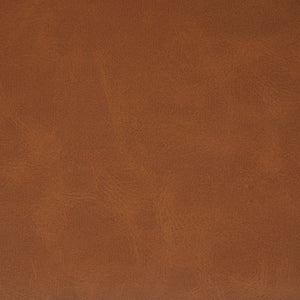 Upholstered PU Leather Ottoman, Solid Wooden Legs