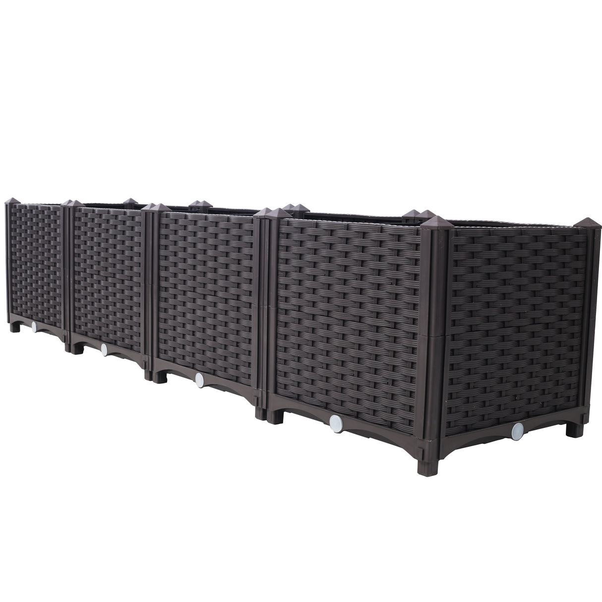 Deep Raised Garden Bed Plastic Planter Boxes