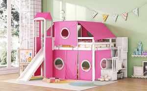 Loft Bed With Tent And Tower