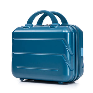 14"/20" 2-Piece ABS Spinner Wheel Luggage Set (Dark Blue)