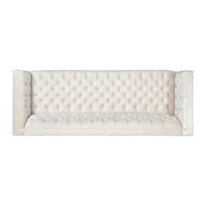 Contemporary 3 Seater Sofa With Button Tufting
