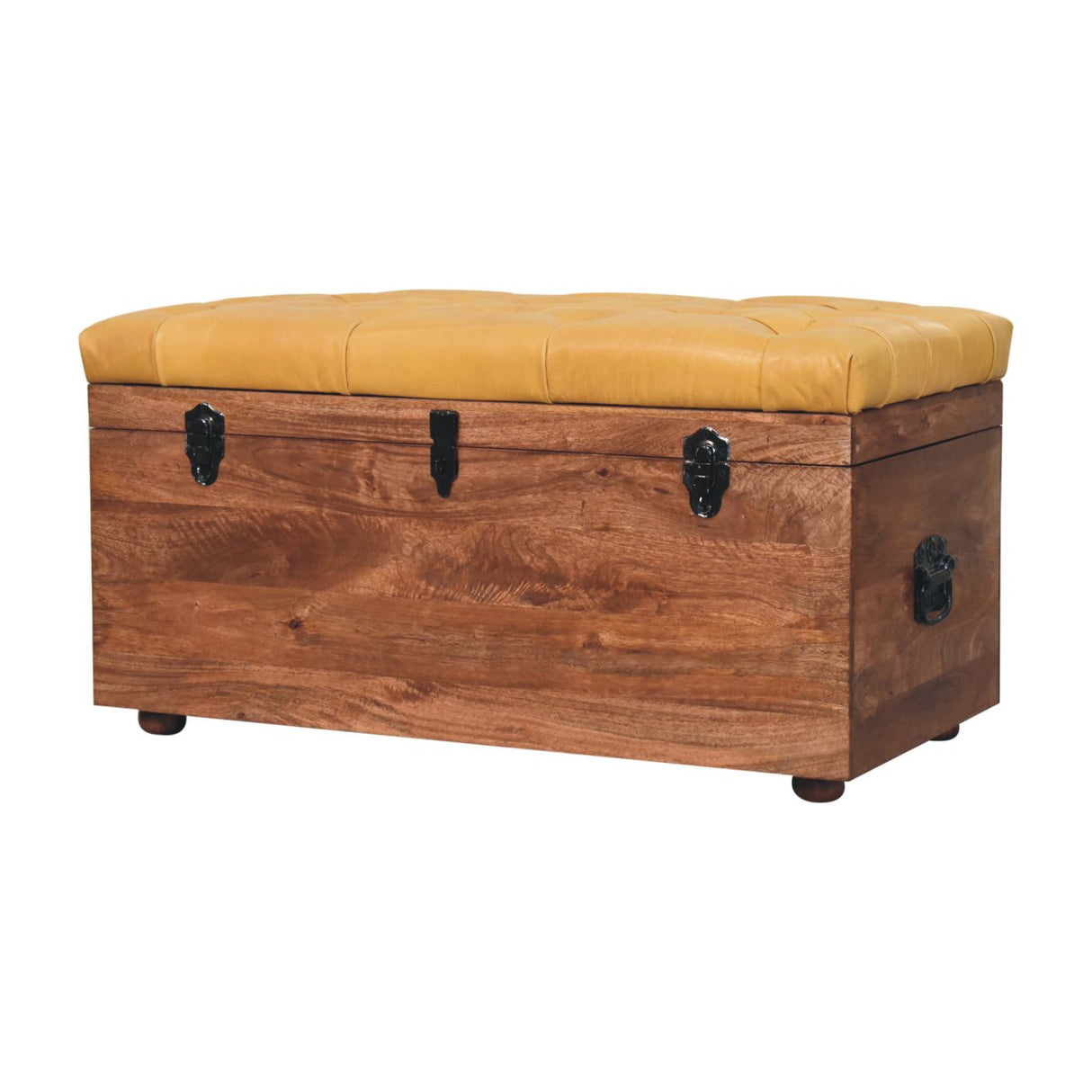 Solid Wood Buffalo Hide Honey
