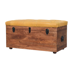 Solid Wood Buffalo Hide Honey