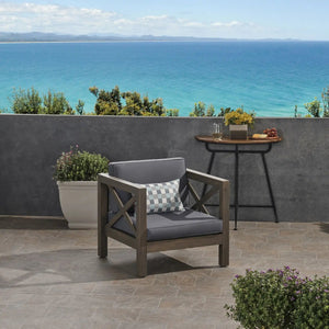 Brava - Mid - Century Modern Club Chair With Water Resistant Cushions - Best Buy Furniture