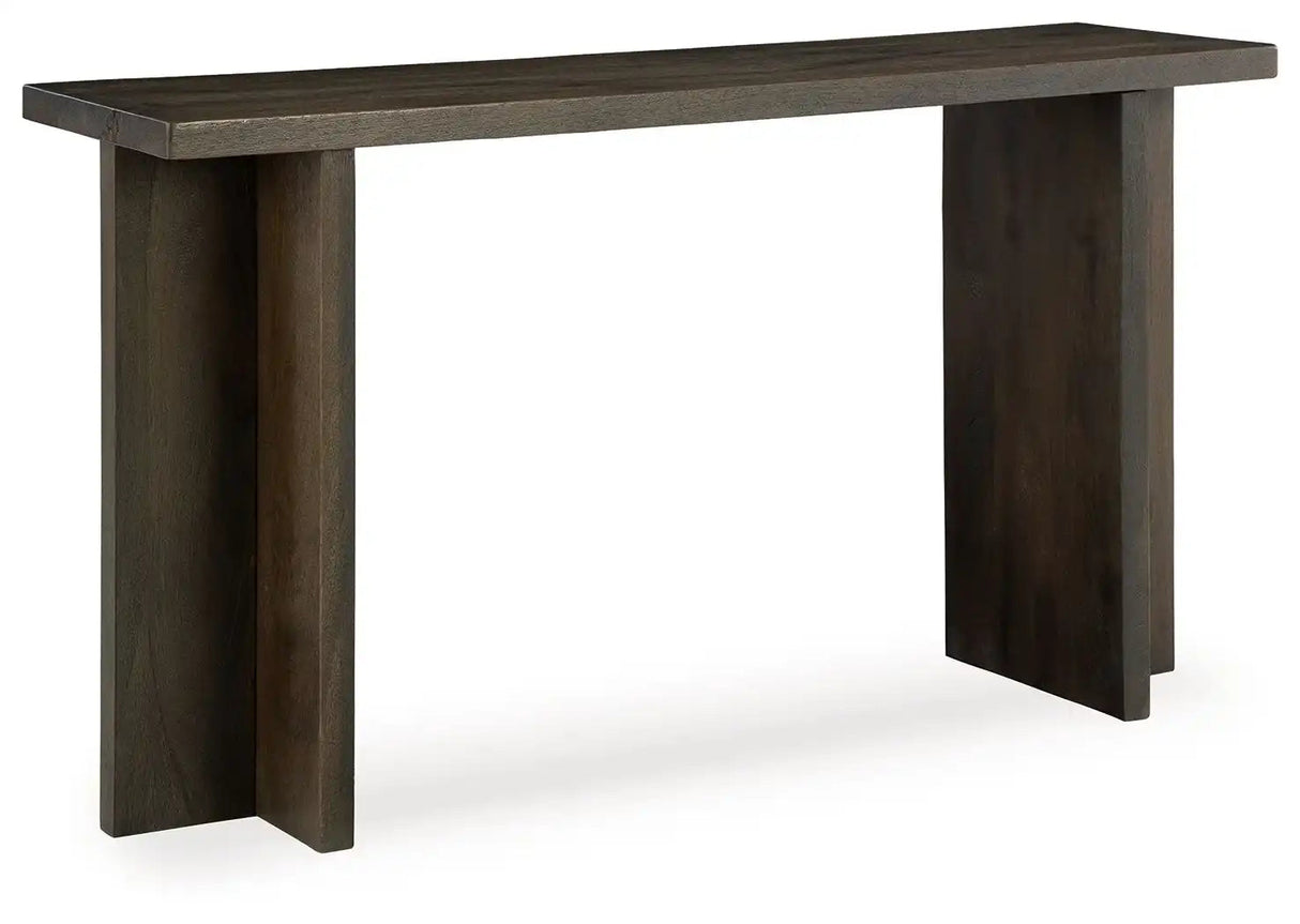 Jalenry - Console Sofa Table - Grayish Brown - Best Buy Furniture