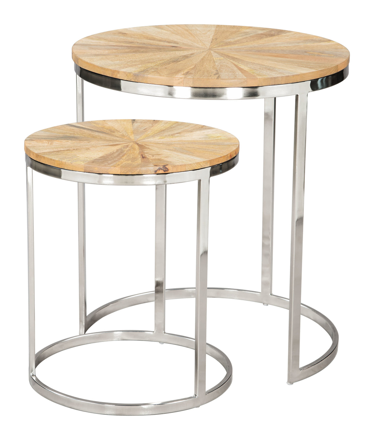 Zuo Modern Bari Nesting Table Set (2-Piece)