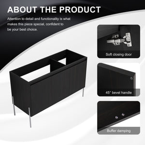Freestanding Bathroom Vanity & Soft Close Cabinet Doors