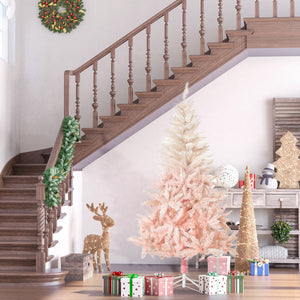 HOMCOM 7ft Unlit Spruce Artificial Christmas Tree