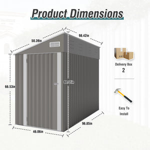 Campcraft Optional Two-Color Storage Shed