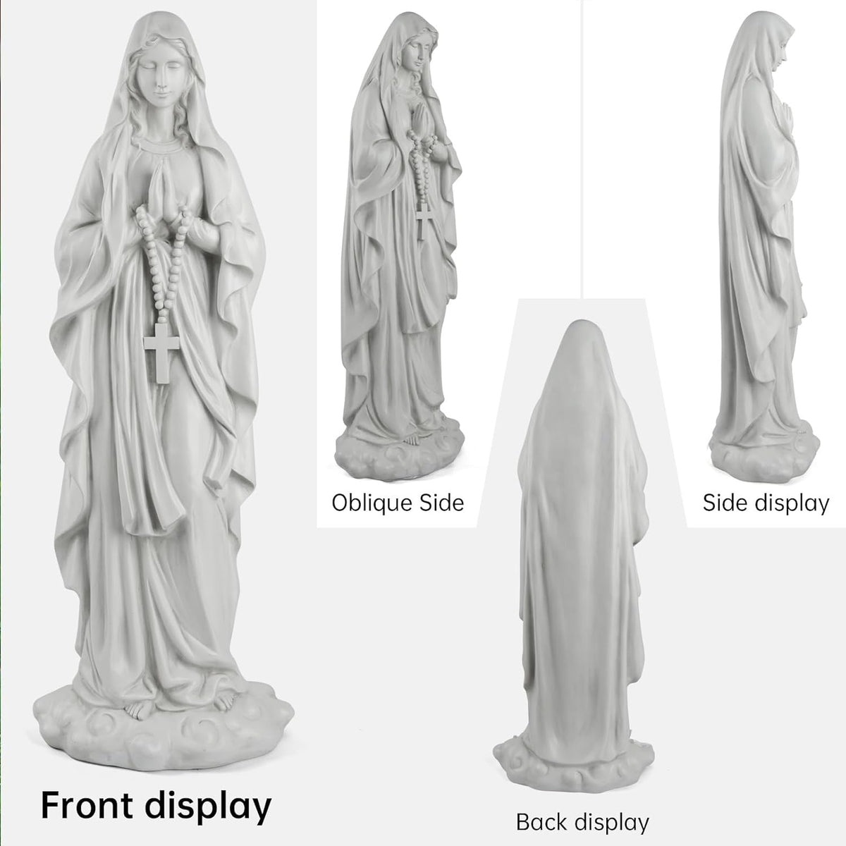 31.5" Large Madonna Prayer Statue