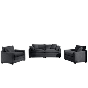 Elegant Oversized Sectional Sofa Set With Deep Seats And Flexible Layout