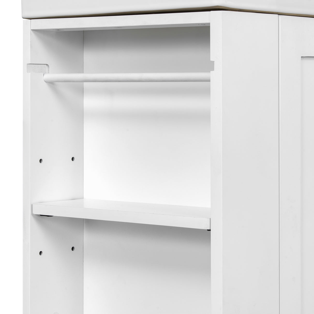 20-Inch Bathroom Vanity with Ceramic Sink and Storage Cabinet