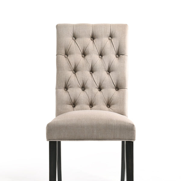 Morland - Vintage Side Chair (Set of 2) - Black / Tan