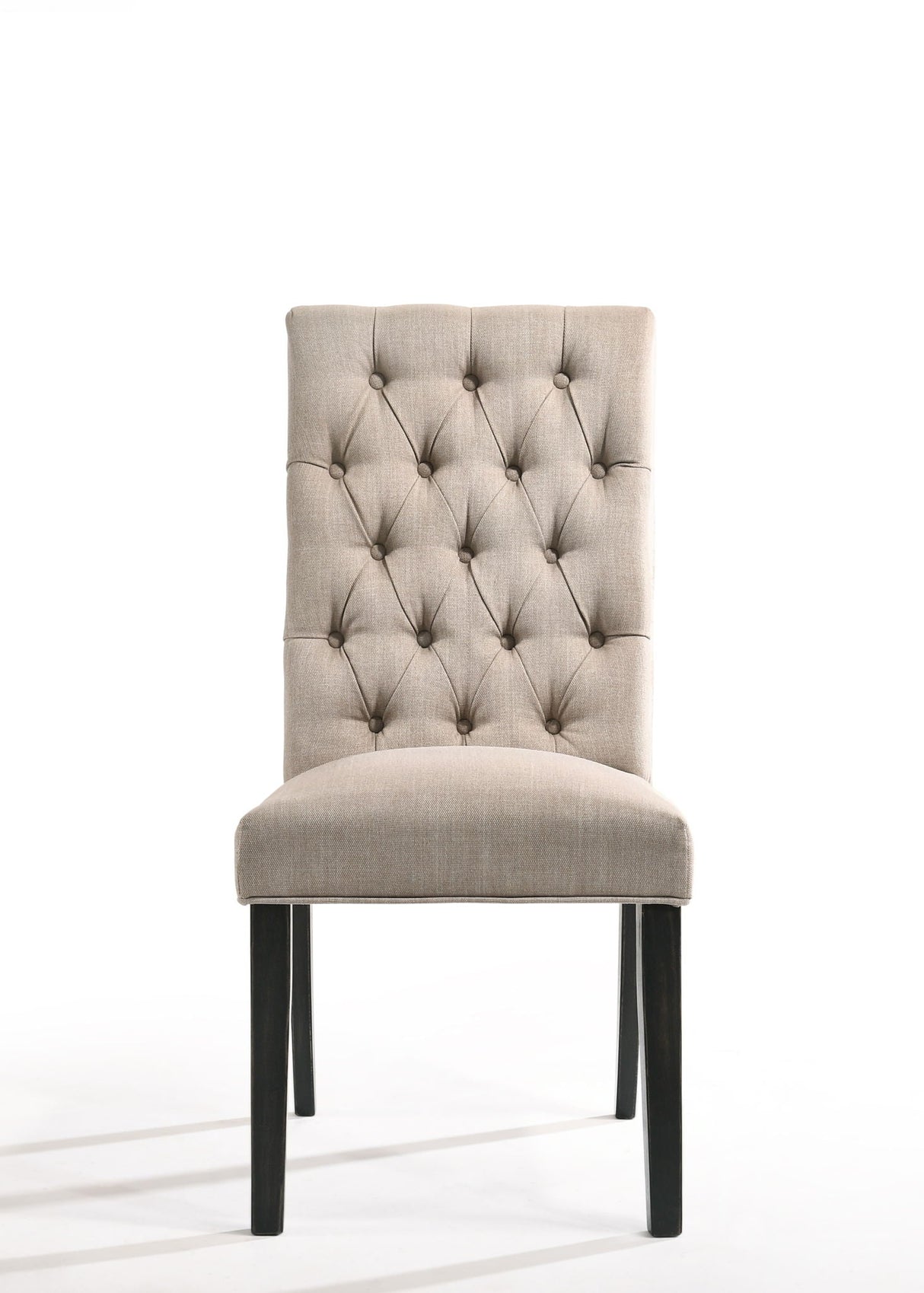 Morland - Vintage Side Chair (Set of 2) - Black / Tan - Best Buy Furniture