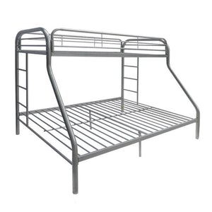Tritan - Twin / Full Bunk Bed - Silver