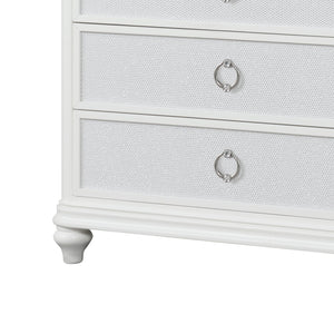 Abigale - 5 Drawer Chest With LED Lighting - White