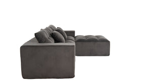 101" L-Shaped Modular Compression Sofa