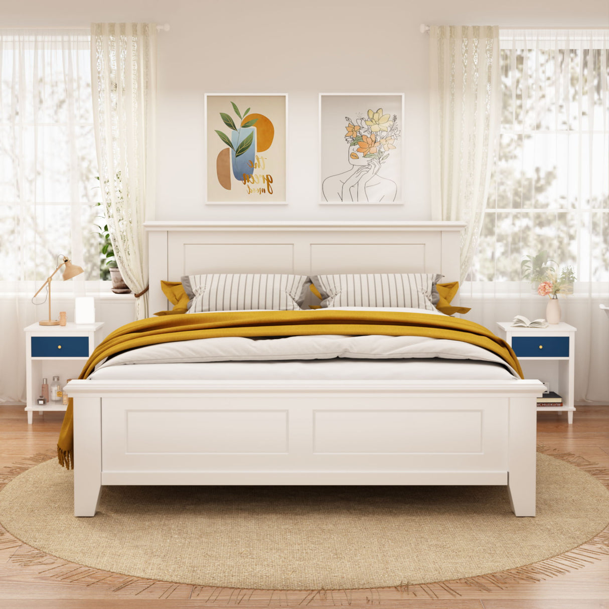 Nightstand With 1 Drawer 1 Shelf