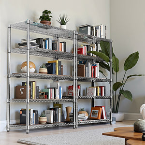 5-Tier Utility Steel Storage Shelving Unit