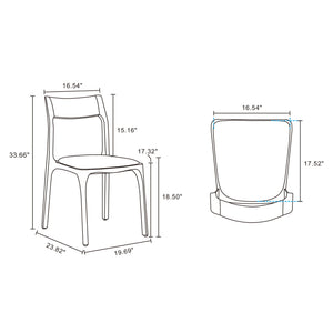 Moderno - Dining Chair (Set of 2) - Black