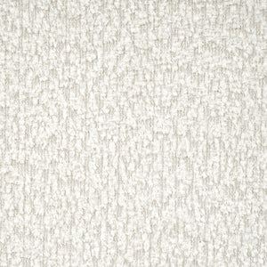 King Size Upholstered Bed Frame With Boucle Fabric Curved And Wide Headboard