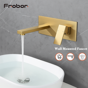 Wall Mount Faucet for Bathroom Sink or Bathtub, Single Handle