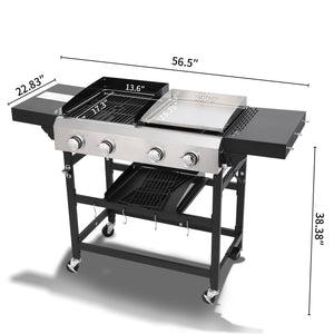 2+2 Plancha Gas Grill