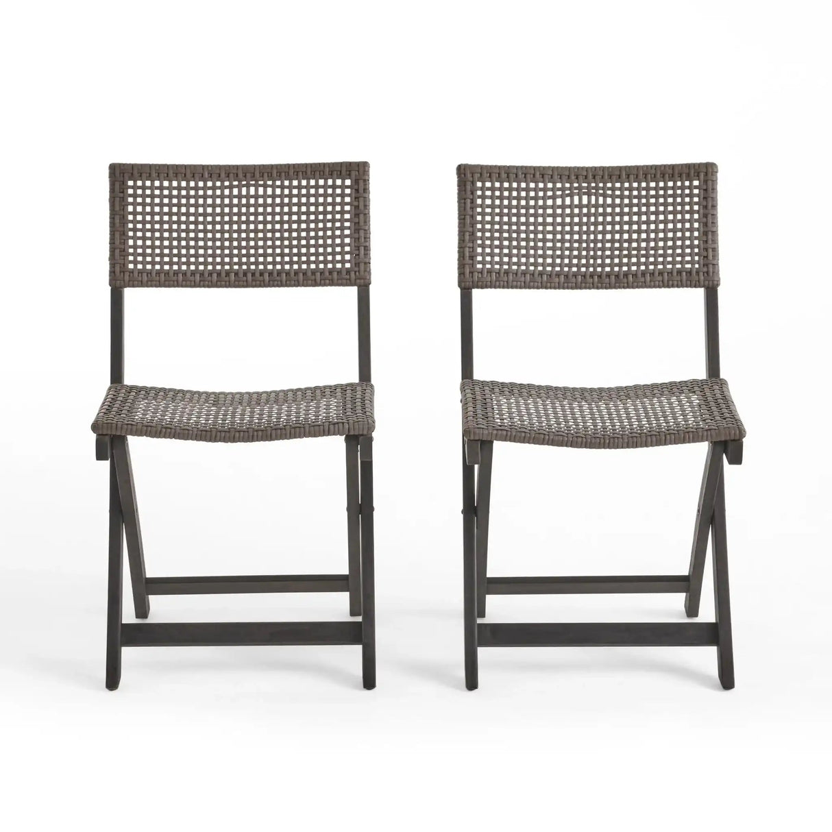Bistro Foldable Chair With Wicker Backrest - Best Buy Furniture