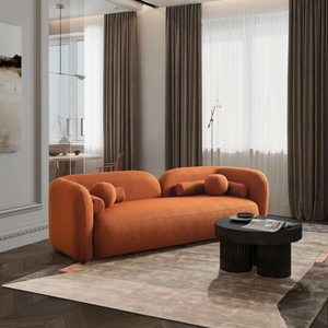 Donna Japandi Style Boucle Sofa